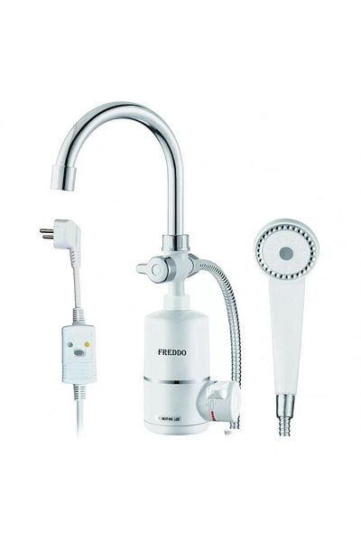Freddo Electric bathtub faucet for water heating SN-0050, with shower head, 3000 W, 60°C maximum temperature
