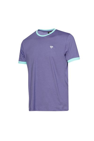 hummel Ανδρικό μπλουζάκι Vosen μωβ με στρογγυλή λαιμόκοψη