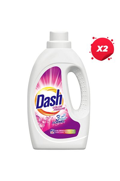Dash X2 - DASH LIQUID DETERGENT 1,100ML COLOR FRESH 20 WASHES