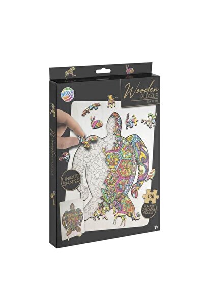 Moxy Puzzle din lemn Broasca Testoasa 130 piese