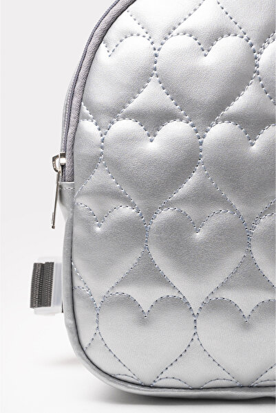 ICONE BAG Girl's Heart Embroidered Medium Backpack