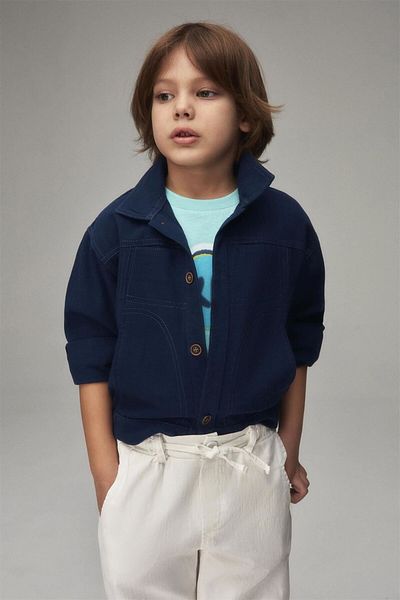 nk kids Тъмносиньо яке за момче 48540