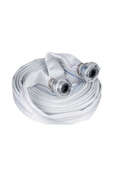 Tatta Discharge Hose Tt-c2015, Diameter 1”, 20m Roll With Metal Sockets, Interior And Exterior PVC Coated