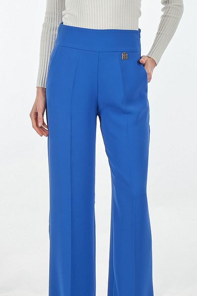 EXPLOSION Wide Leg High Waist Green Women's Trousers22242230
