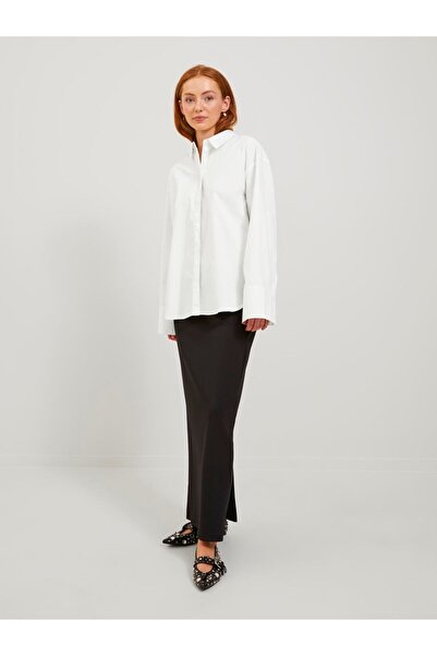 JJXX Relaxed Fit White Women's 100% Cotton Shirt 12246585