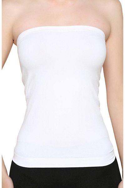 Elite Life At-03-852 Women's Seamless Flexible Strapless Undershirt