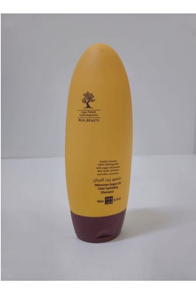 real beauty Moroccan Argan Oil Shampoo for Hair Care with Argan Oil Extract 450ml