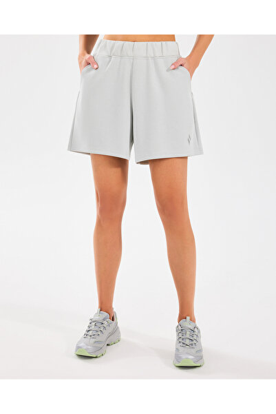 SKECHERS W Lounge Regular 5 Inch Sweatshort Kadın Gri Şort S2510059-035