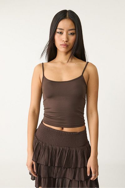 Stradivarius Strappy polyamide top