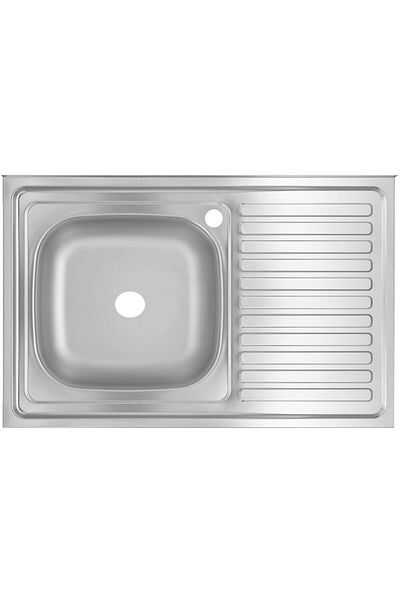 Freddo Chiuveta bucatarie Freddo SN7001S/Q32, pentru masca, finisaj anticalcar, cuva stanga, 80x50cm, inox