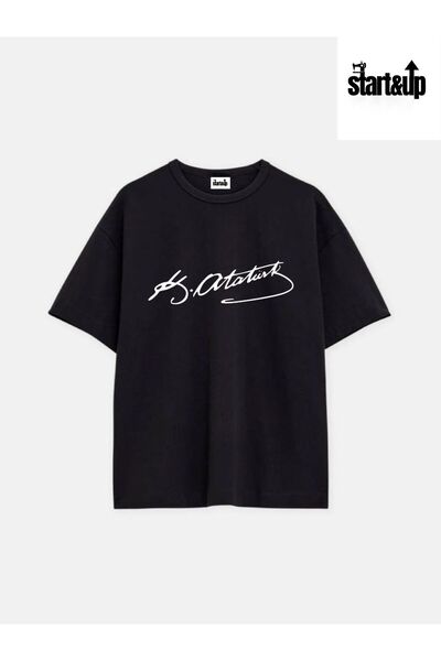 QUEENSTOWN Unisex Mustafa Kemal ATATURK με υπογραφή και πορτραίτο με στάμπα μ...