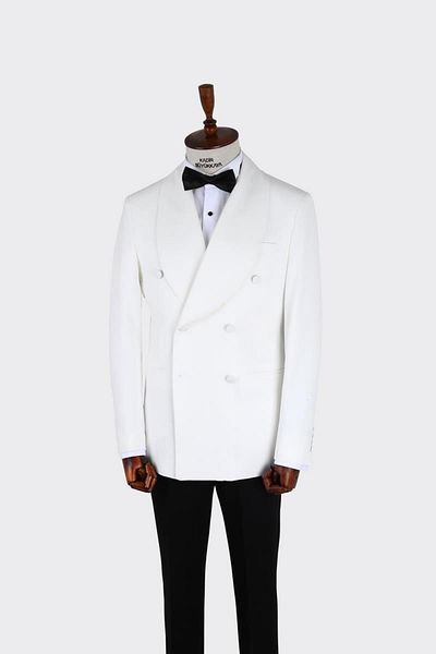 Kadir Büyükkaya Men's Double Breasted Tuxedo-Kax1721W