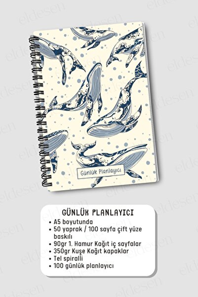 Eldesen Tasarım 3'lü Planlama Seti, Günlük Planlayıcı, Haftalık Planlayıcı, Yapılacaklar, Akademik Ajanda