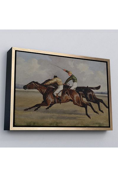 Harita Sepeti Ζωγραφική με χρυσό πλαίσιο Wheeler Jr Alfred The Winner