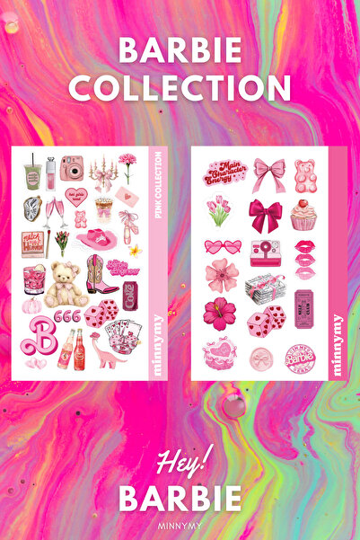 Minnymy 2li Collection Sticker, Çıkartma, Ajanda, Günlük, Planlayıcı, Bullet ...