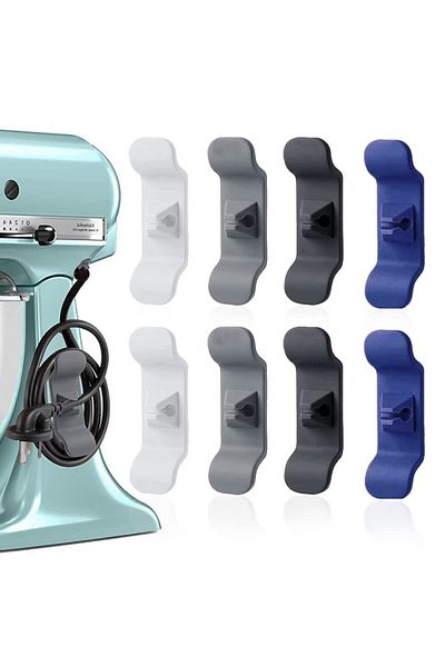 Dantolo Set 8 organizatoare de cablu pentru electrocasnice Dantolo, cauciuc, multicolor, 3 x 10.3 cm