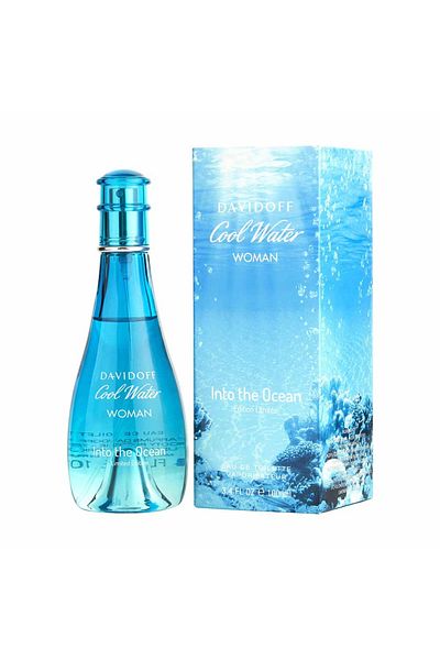 Davidoff Cool Water Woman Into The Ocean Limited Edition For Women Eau De Toilette 100ml