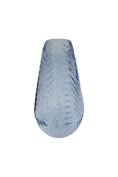 BM GİFT DESİGN Vază decorativă sticlă albastru 21x17x13 cm
