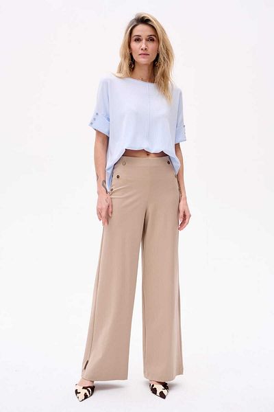 Blue Shadow Women's Trousers Endorfina Beige