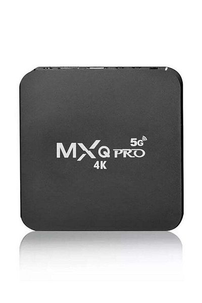 COOYA Android Smart TV Box (1GB+8GB) 64bit 4 Core CPU MXQPro Black Media Player, Google Voice Assistant