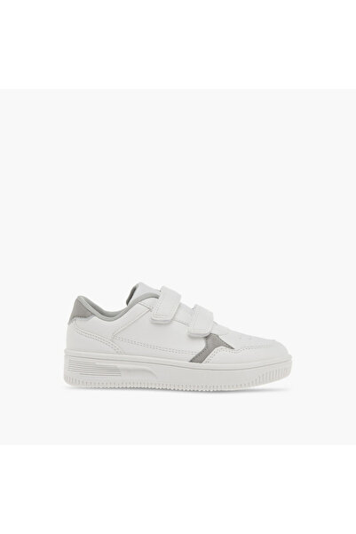 LBL by Shoexpress Panelled Sneakers with Hook and Loop Closure
