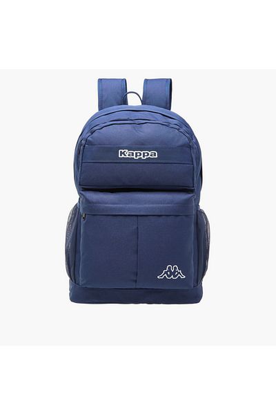 Kappa Solid Backpack with Adjustable Straps and Zip Closure