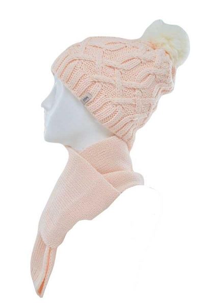 Kitti Girl's Pilling Resistant Fleece Pompom Beanie Gloves Scarf Set (22180-3)