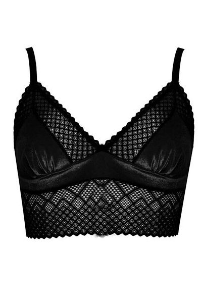 DoDe Flora Bralet Bra Suit Velvet Lace Unbuttressed Without Underwire Cocoon 80263