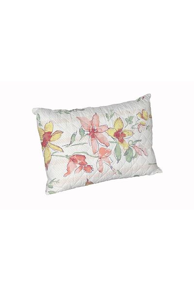 ALCAM Flore pillow, quilted microfiber, 50x70 cm