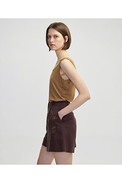 İpekyol Metal boncuk işlemeli şort