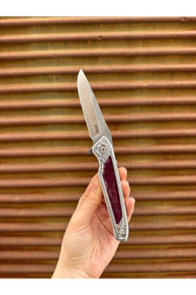 ATAK Beyefendi Model Çakı El Yapımı Özel Üretim - Yazı, İsim