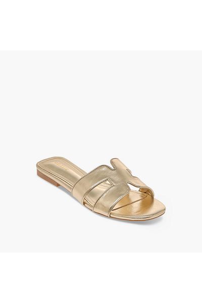 Celeste Women's Solid Slip-On Flat Sandals - J06007-001