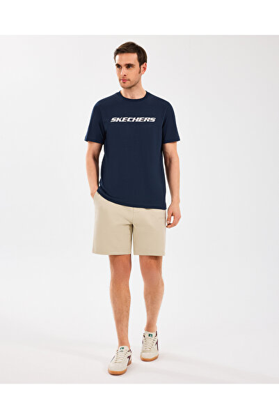 SKECHERS M Essential Sweatshort Erkek Gri Şort S2510064-013