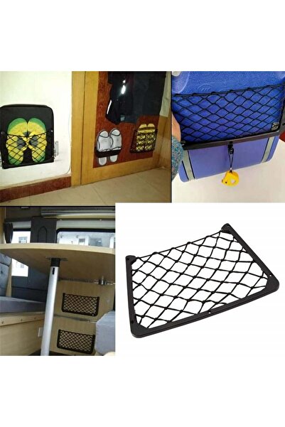 Bokie Set de 2 organizatoare Bokie, ABS/nailon, negru, 32 x 21 cm