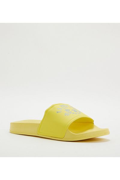 U.S. Polo Assn. MELOM GLB WMN_YELLOW شباشب وشرائح