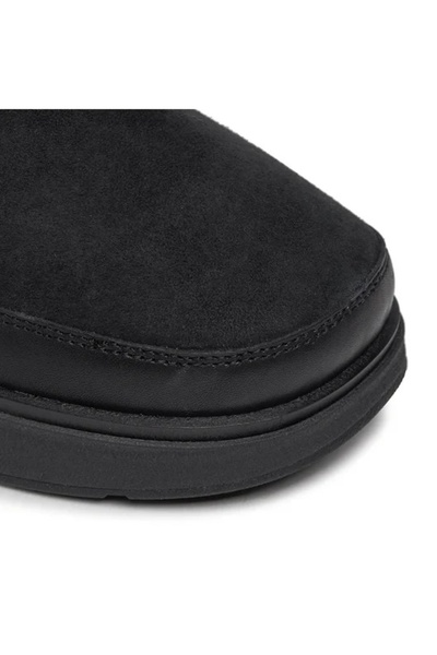 Fitflop Women's Black Leather Genff Short Doublefaced Fitflop Sneakers