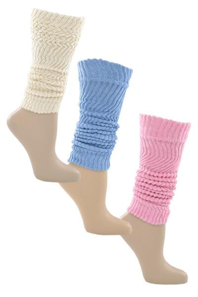 DoDe Flora Combinație de 3 piese de ciorapi pentru femei