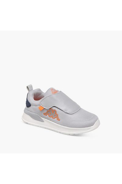 Kappa Boys' Pull Tab Detail Sports Shoes with Hook and Loop Closure