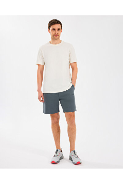 SKECHERS M Essential Sweatshort Erkek Gri Şort S2510064-003