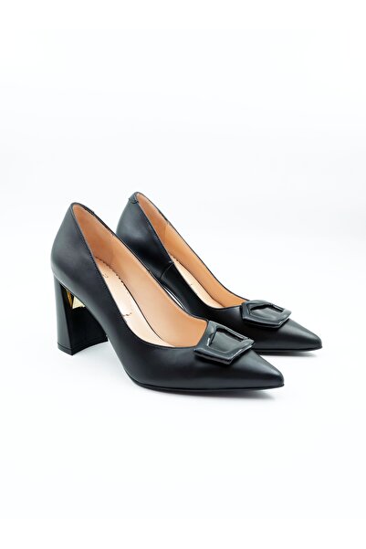 Tenau Ženske cipele na petu od prave kože