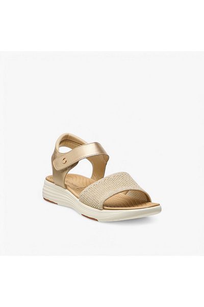 Le Confort Textured Sandals with Hook and Loop Closure
