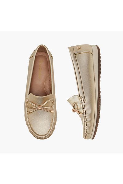 Le Confort Le Confort Bow Detail Slip-On Moccasins