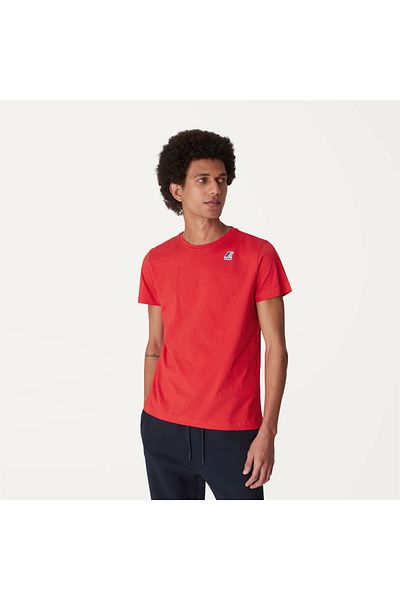 K-Way Red unisex t-shirt Le Vrai Edouard K-Way