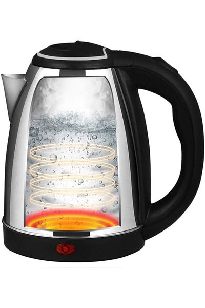 COOYA Stainless Steel Electric Kettle,2L,Auto Safety Off,Protection from Overheating and Dry Boil