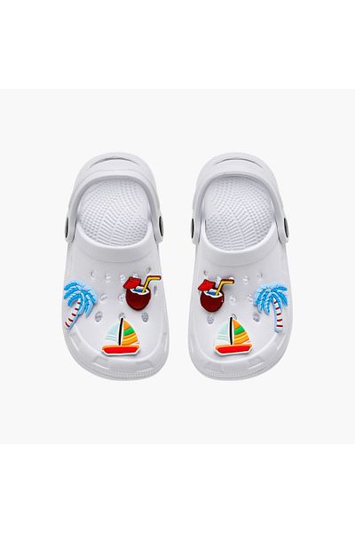 LBL by Shoexpress LBL by Shoexpress Applique Detail Clogs with Backstrap