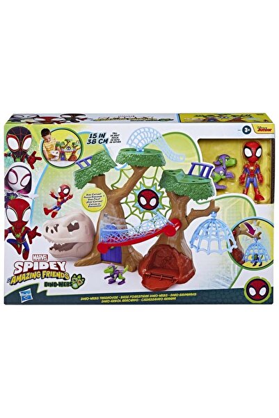 Marvel Spidey Dino-Webs Ağaç Evi Oyun Seti F9477