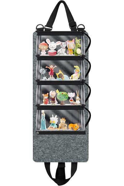 Annmore Foldable Hanging Toy Organizer, Textile/Plastic, 23 X 52 Cm