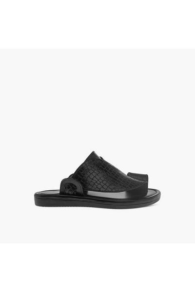 LBL by Shoexpress Textured Slip-On Arabic Sandals