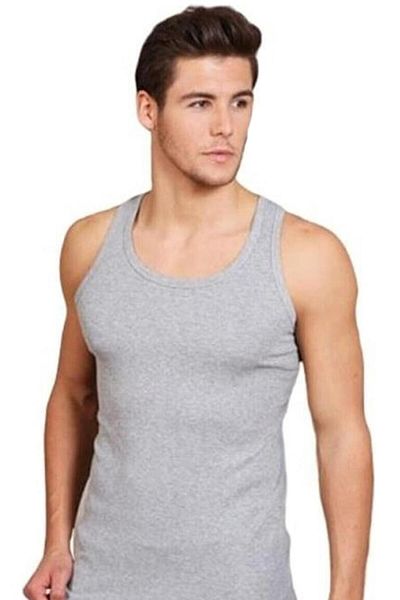 Berrak Men's Ribbed Tank Top -4004
