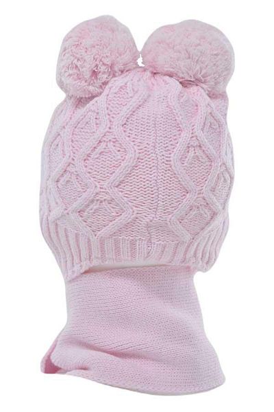 Kitti Kit Girl's Pompom Pilling Resistant Fleece Beanie Gloves Scarf Set (K22160-03)
